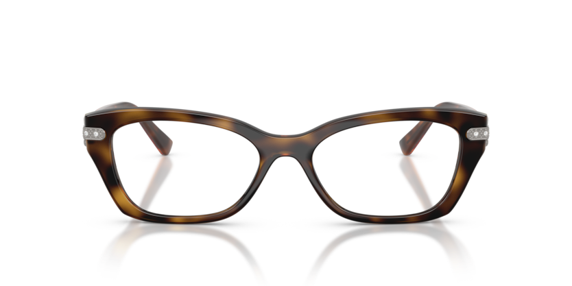 VOGUE PLASTIC DARK HAVANA CATEYE FULL FRAME