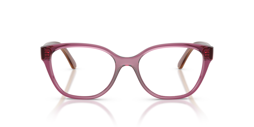 VOGUE PLASTIC TRANSPARENT PURPLE CATEYE FULL FRAME