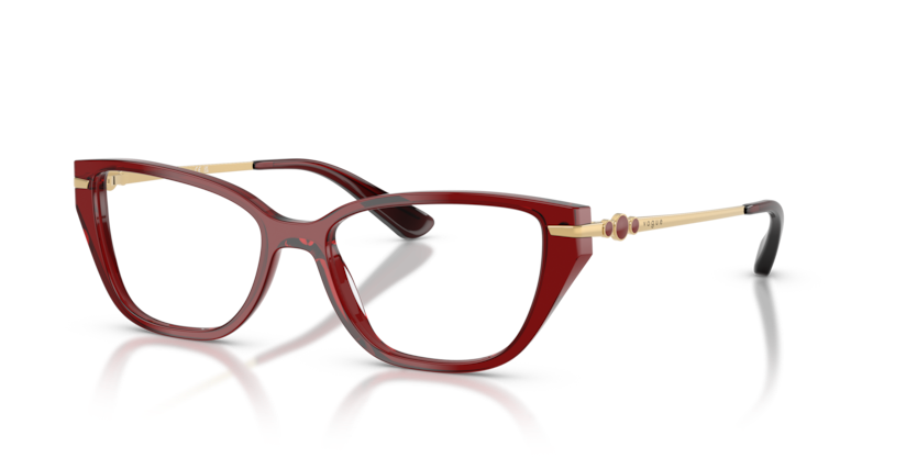 VOGUE PLASTIC RED CAT EYE FULL FRAME