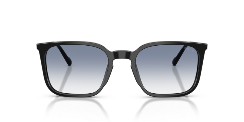 VOGUE PLASTIC BLACK SQUARE FULL SUNGLASS