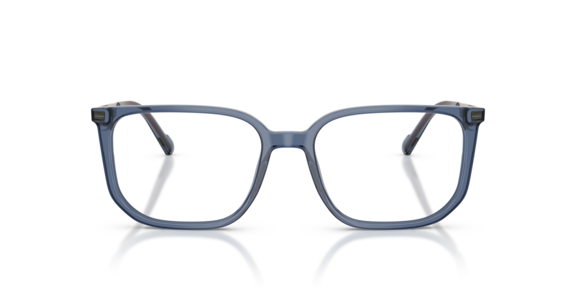 VOGUE PLASTIC TRANSPARENT BLUE IRREGULAR FULL FRAME