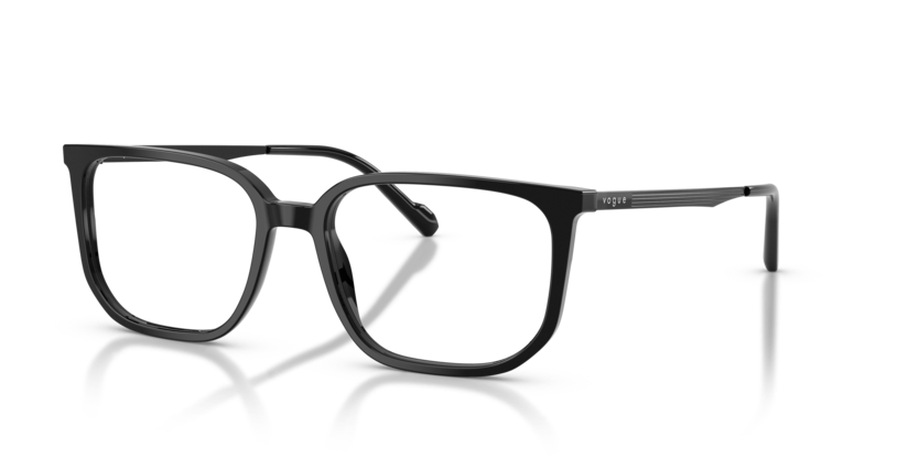 VOGUE PLASTIC IRREGULAR BLACK FULL FRAME