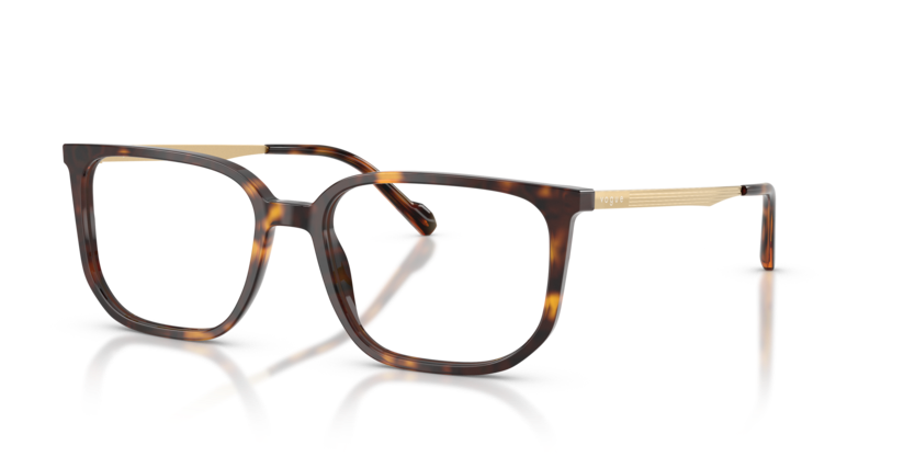 VOGUE PLASTIC DARK HAVANA IRREGLAR FULL FRAME
