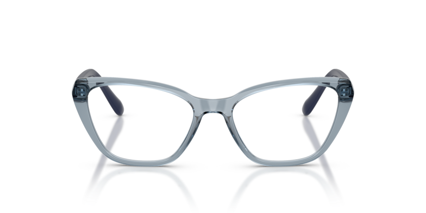 VOGUE PLASTIC TRANSPARENT BLUE CATEYE FULL FRAME