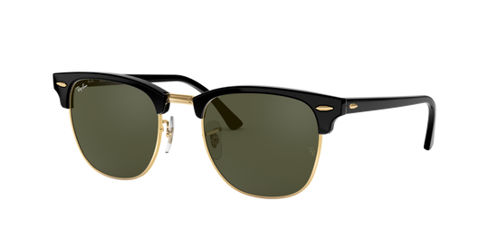 RAYBAN BLACK G 15 CLUBMASTER SUNGLASS