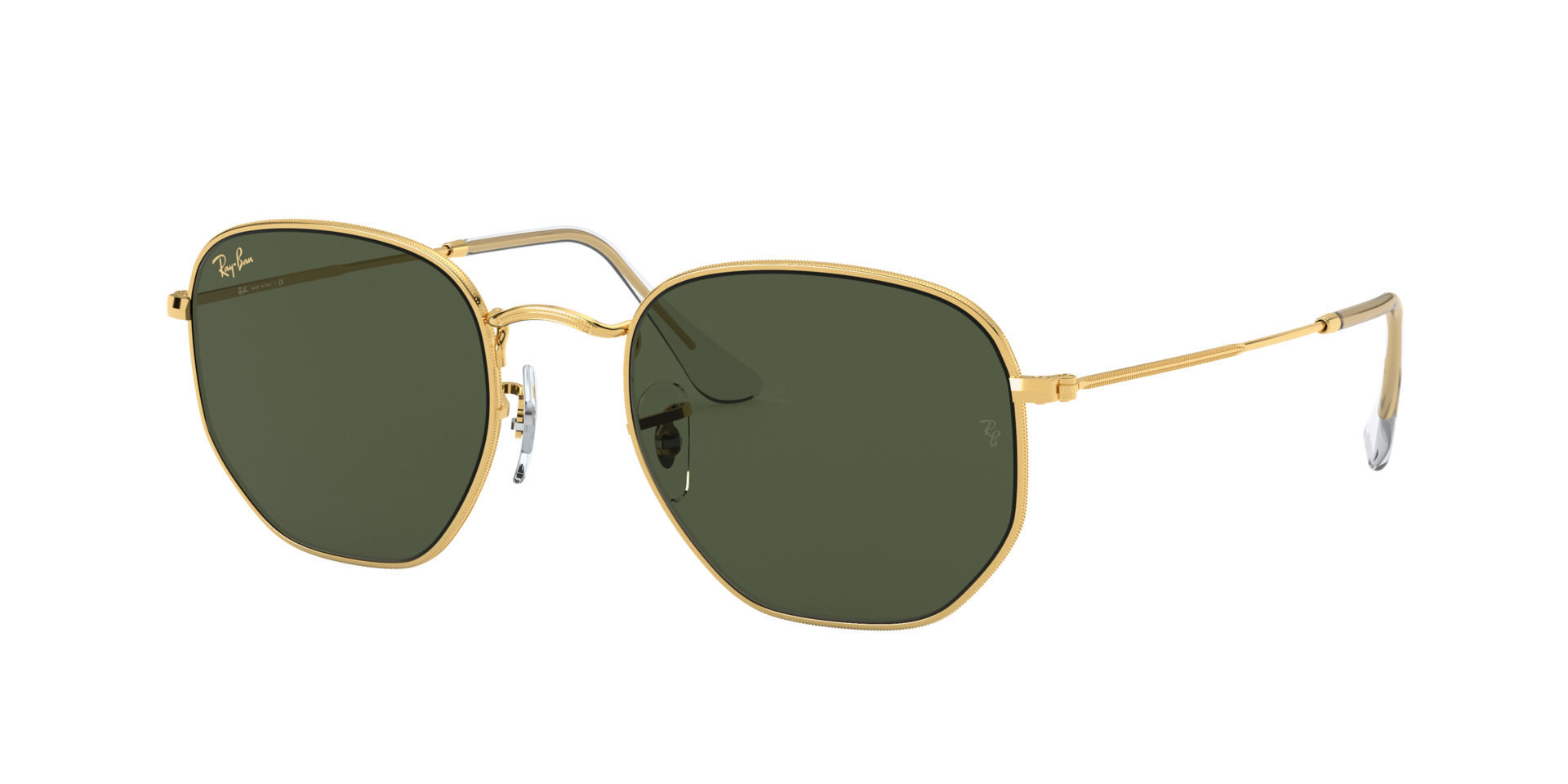 RAYBAN METAL HEXAGON GOLD G 15 SUNGLASS