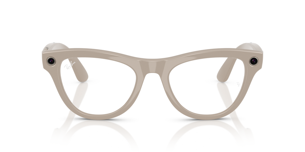 RAY-BAN | META SKYLER SHINY CHALKY GREY TRANSITION  Sunglass