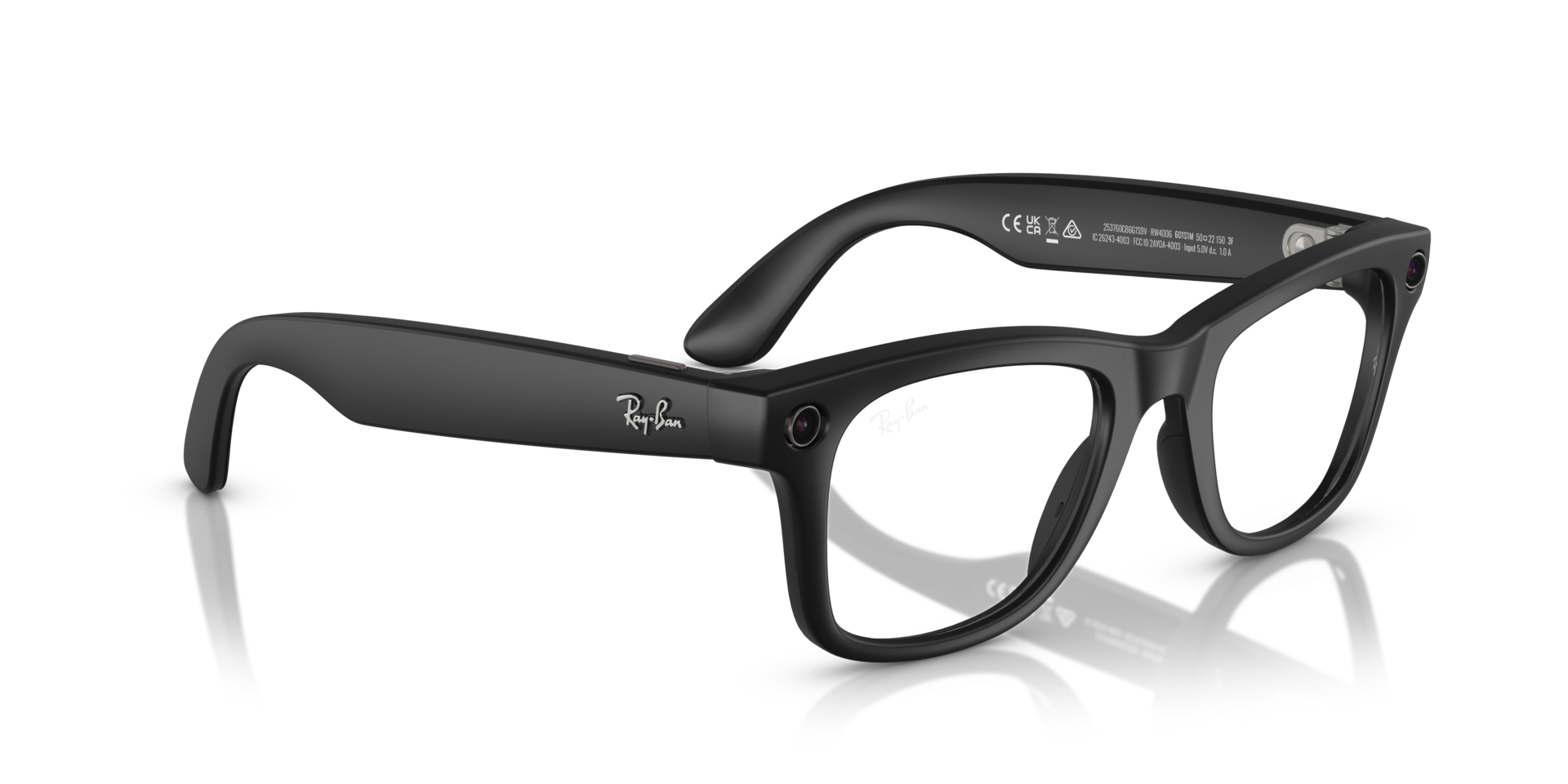 RAY-BAN | META WAYFARER MATTE BLACK Transition