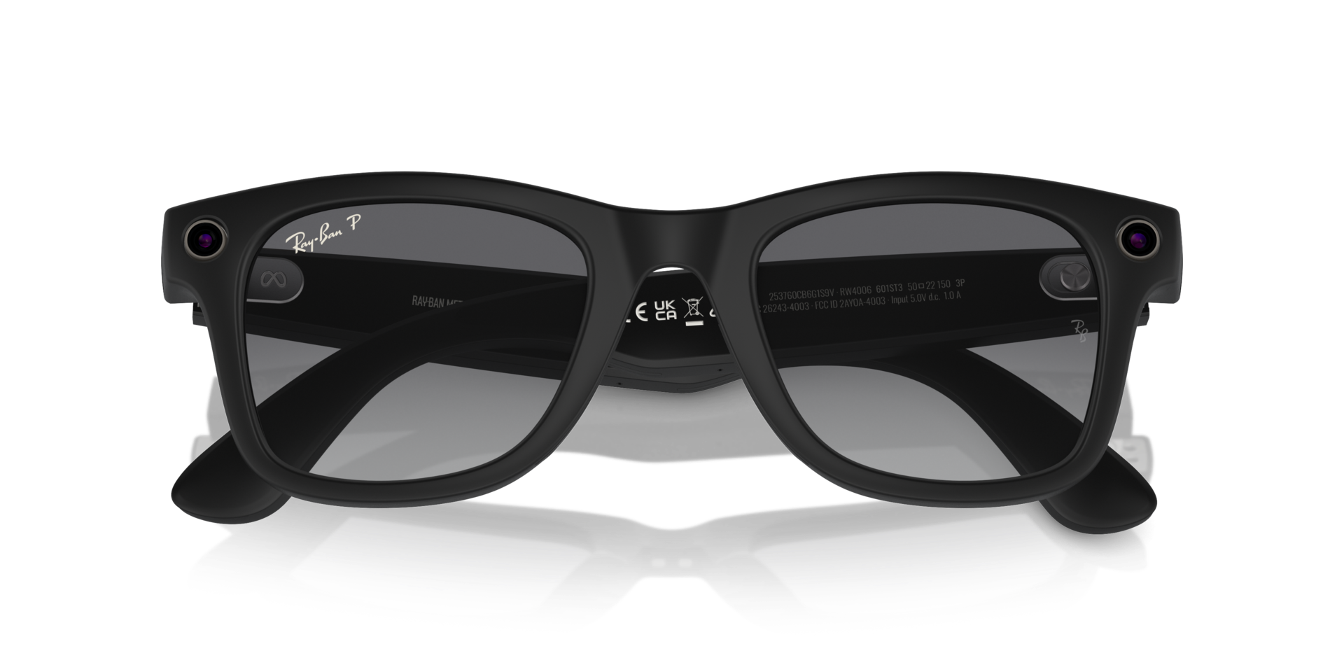RAY-BAN | META WAYFARER MATTE BLACK Polarised