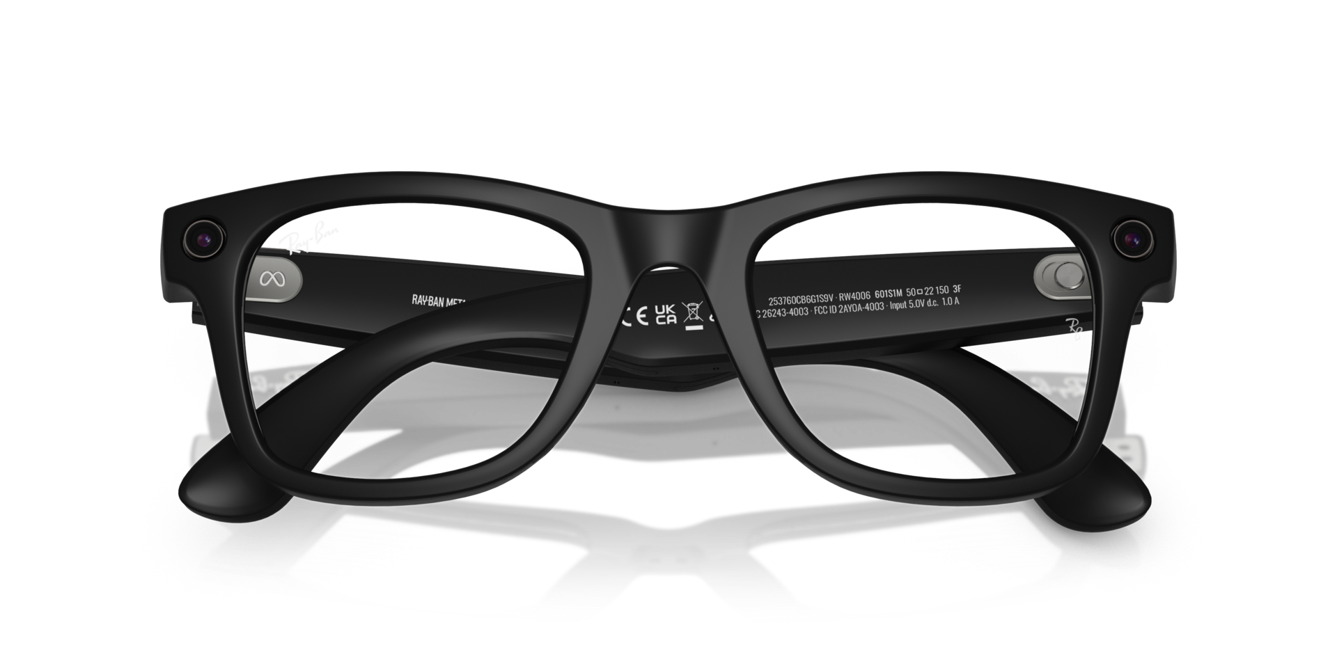 RAY-BAN | META WAYFARER MATTE BLACK Transition