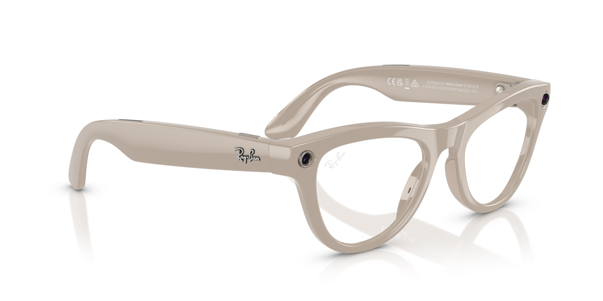 RAY-BAN | META SKYLER SHINY CHALKY GREY TRANSITION  Sunglass