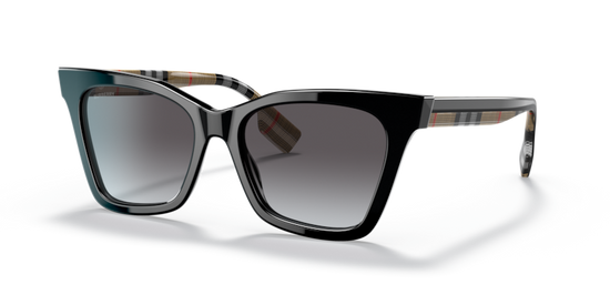 BURBERRY BLACK CATEYE SUNGLASS
