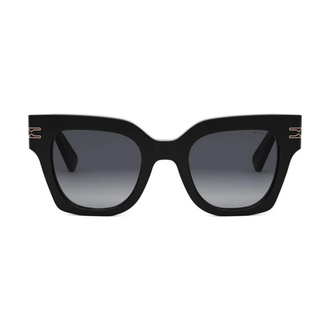 BVLGARI PLASTIC BUTTERFLY BLACK FULL SUNGLASS