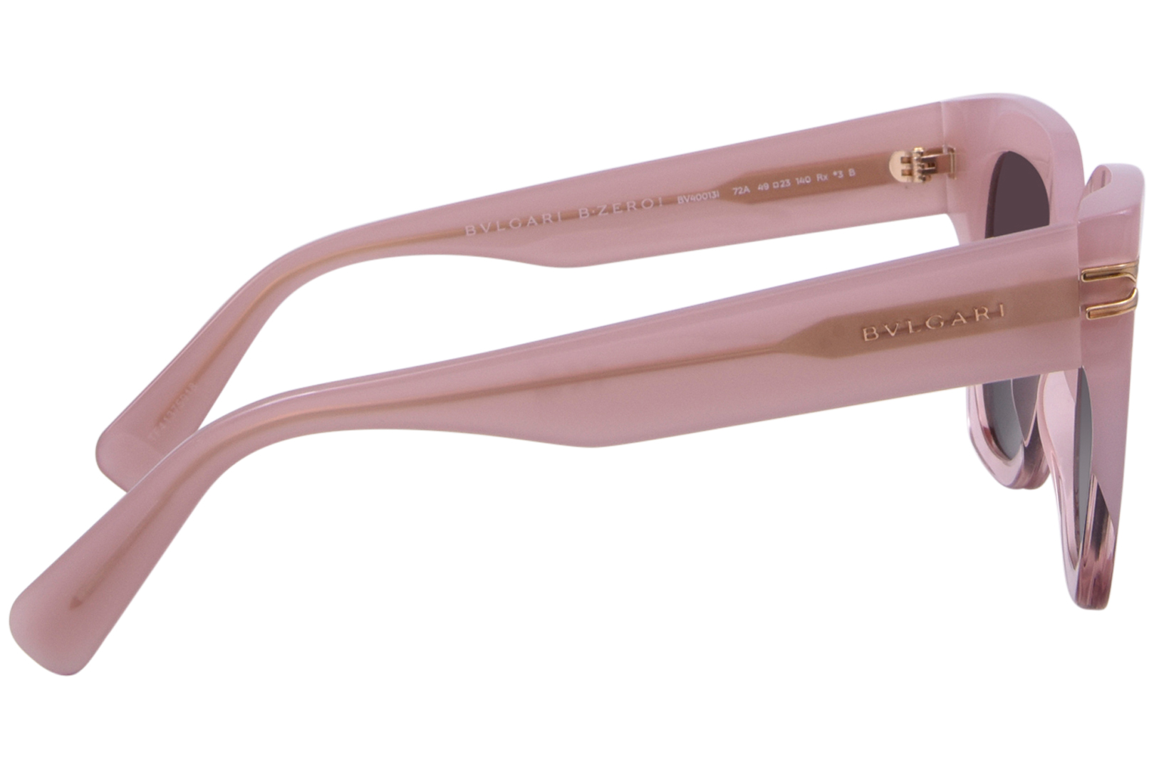 BVLGARI PLASTIC SHINY LIGHT PINK BUTTERFLY FULL SUNGLASS