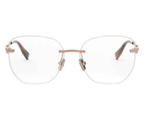 BVLGARI METAL BUTTERFLY GOLD RIMLESS FRAME