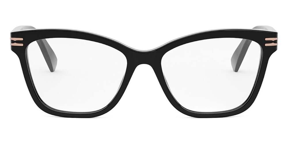 BVLGARI PLASTIC CATEYE BLACK FULL FRAME