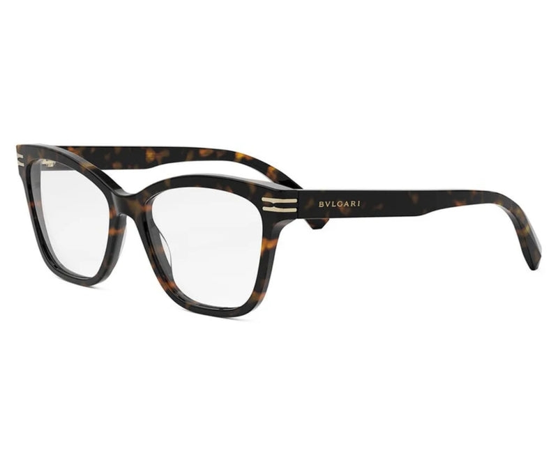 BVLGARI PLASTIC CATEYE BROWN HAVANA FULL FRAME
