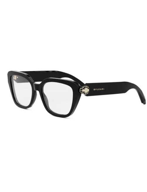 BVLGARI PLASTIC BLACK CATEYE FULL FRAME