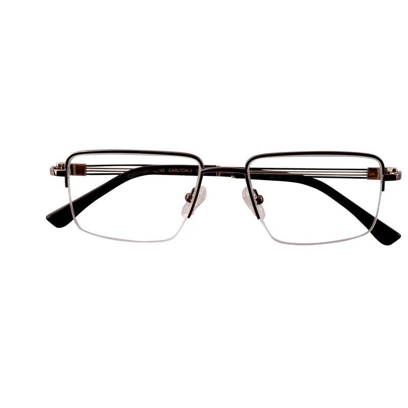 ROSVIN BUGS METAL GREY SQUARE SEMI RIM FRAME