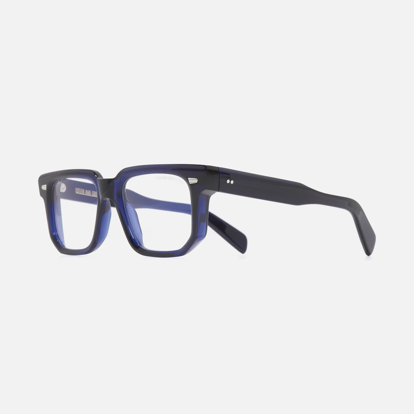 CUTTLER & GROSS PLASTIC NAVY BLUE SQUARE FULL FRAME