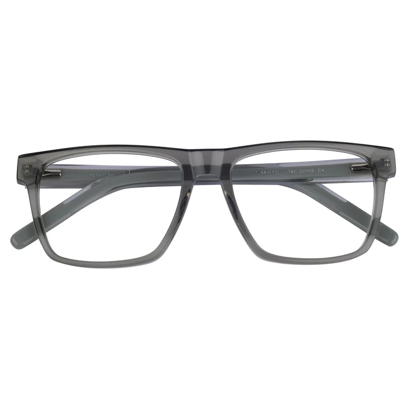 ROSVIN BUGS PLASTIC CRYSTAL GREY SQUARE FULL FRAME