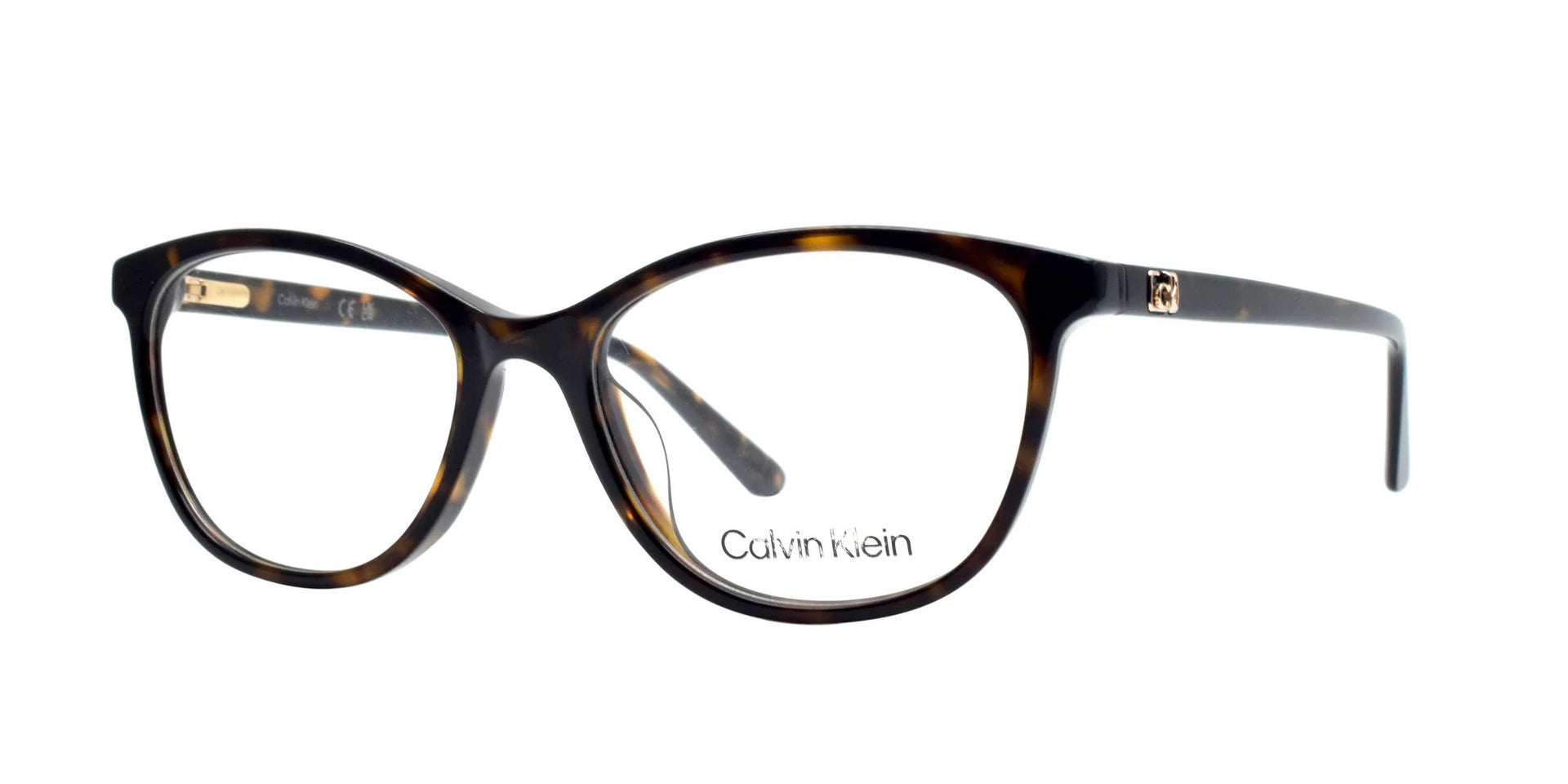 CALVIN KLEIN PLASTIC HAVANA CATEYE FULL FRAME