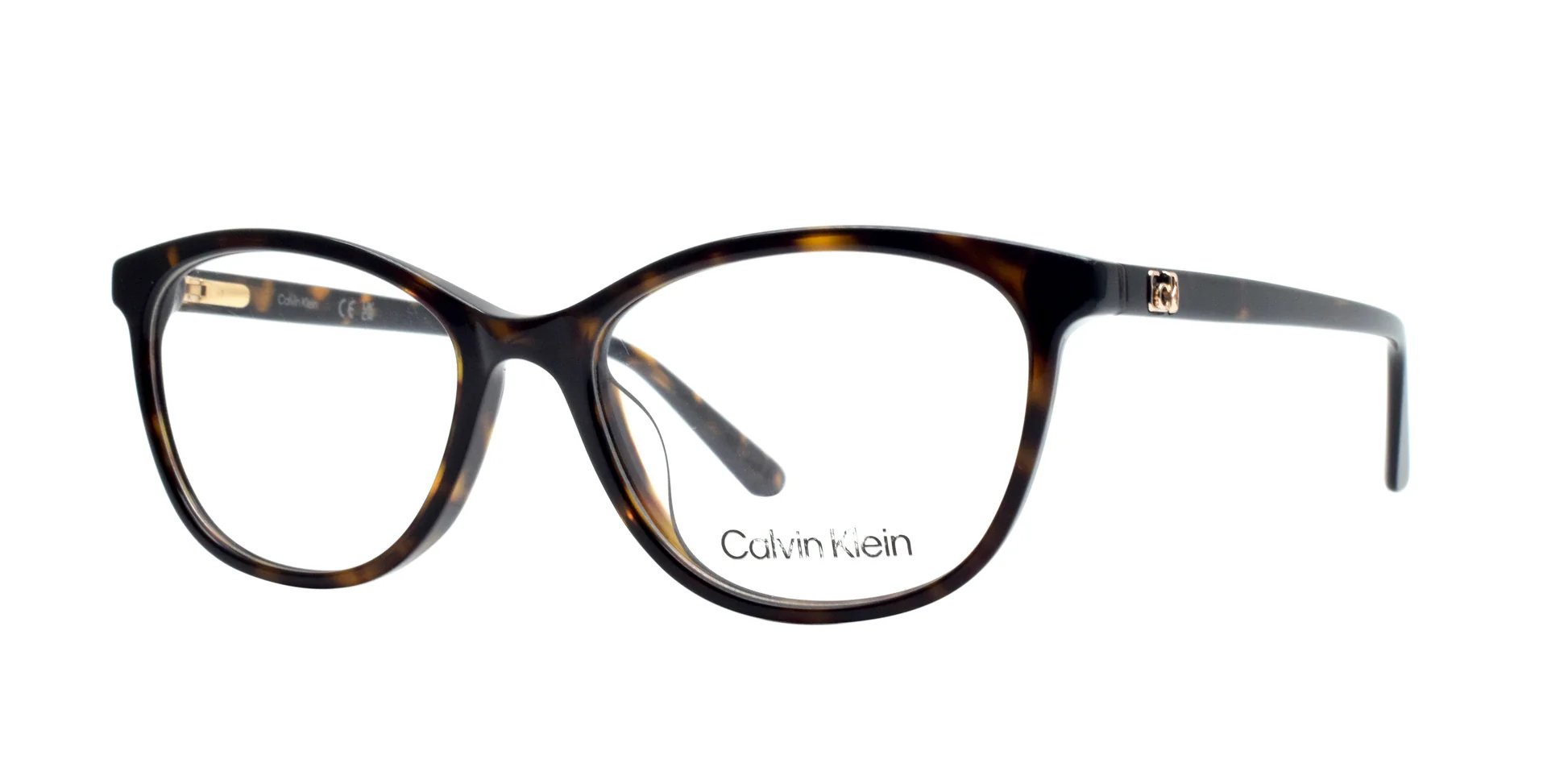 CALVIN KLEIN PLASTIC HAVANA CATEYE FULL FRAME