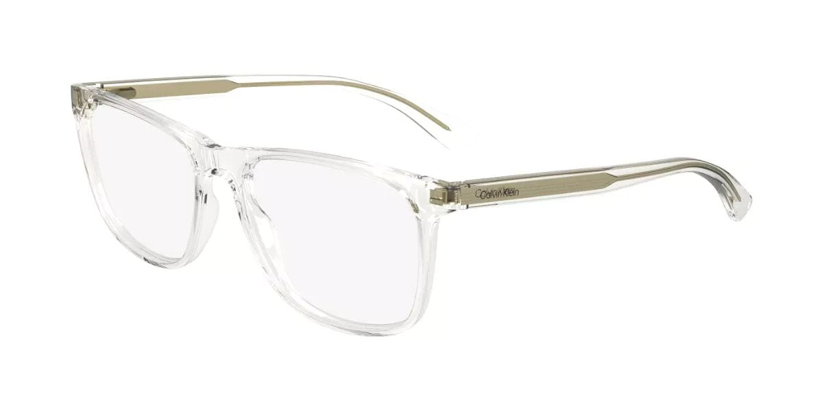CALVIN KLEIN PLASTIC SQUARE TRANSPARENT FULL FRAME