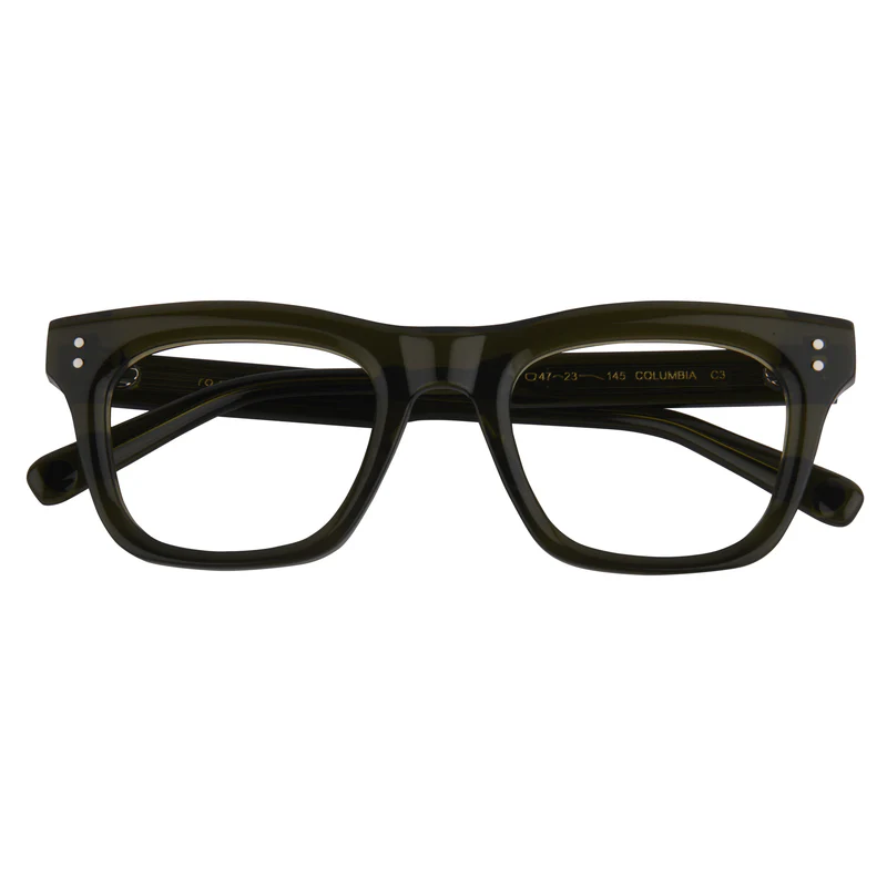 ROSVIN BUGS PLASTIC OLIVE GREEN  SQUARE FULL FRAME