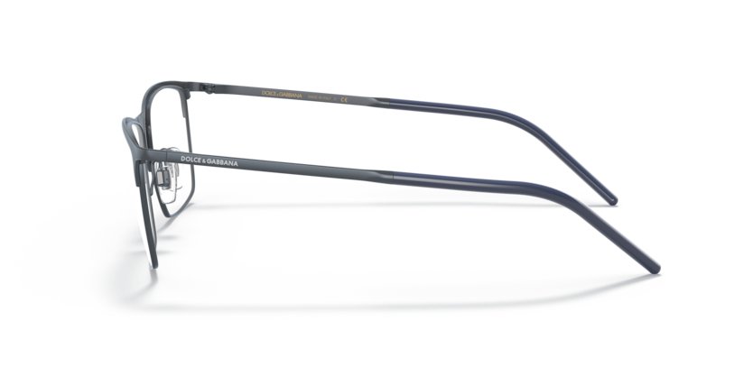 DOLCE & GABBANA METAL MATTE BLUE SEMI RIM FRAME