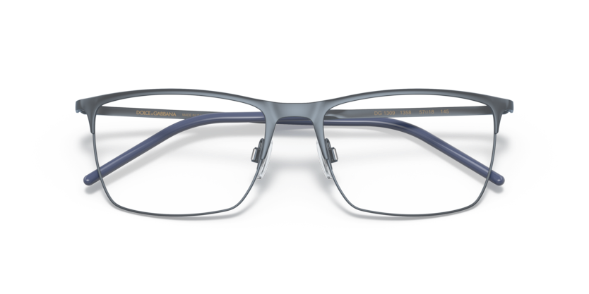 DOLCE & GABBANA METAL MATTE BLUE SEMI RIM FRAME