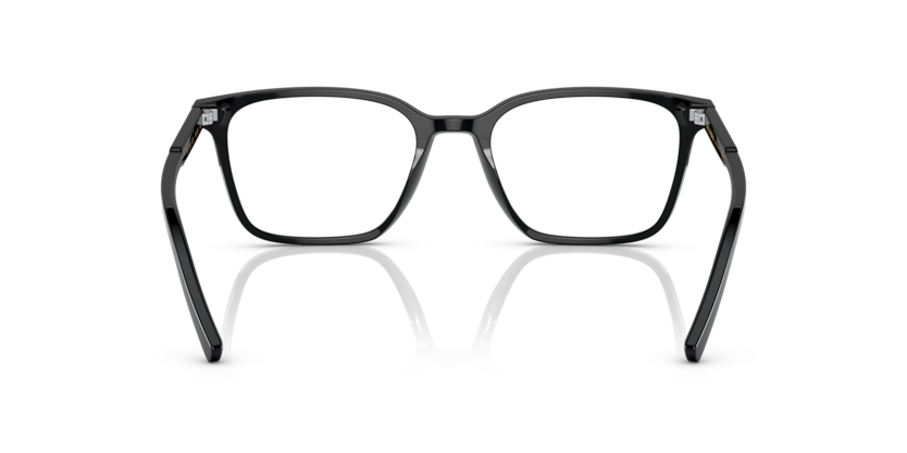 DOLCE AND GABBANA SQUARE FULL BLACK PLASTIC FRAME