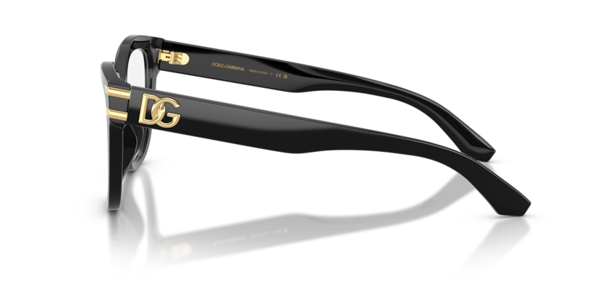 DOLCE & GABBANA PLASTIC BUTTERFLY BLACK FULL FRAME