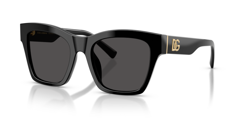 DOLCE & GABBANA PLASTIC BUTTERFLY BLACK FULL SUNGLASS