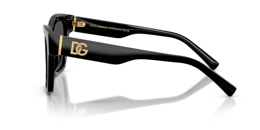 DOLCE & GABBANA PLASTIC BUTTERFLY BLACK FULL SUNGLASS