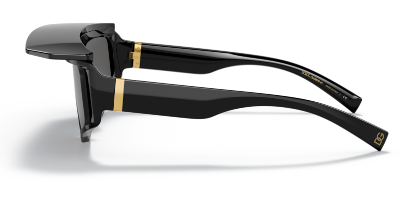 DOLCE & GABBANA PLASTIC PIOLET BLACK FULL SUNGLASS