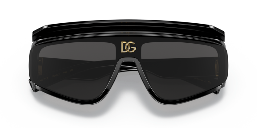 DOLCE & GABBANA PLASTIC PIOLET BLACK FULL SUNGLASS
