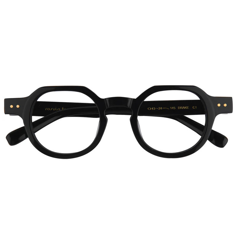 ROSVIN BUGS PLASTIC BLACK ROUND FULL FRAME