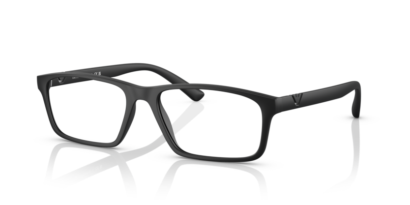 EMPORIO ARMANI PLASTIC RECTANGLE FULL FRAME