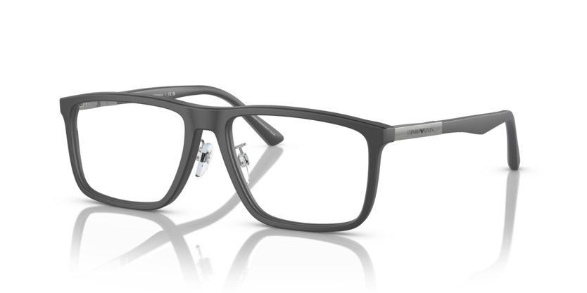 EMPORIO ARMANI PLASTIC MATTE GRY FULL FRAME