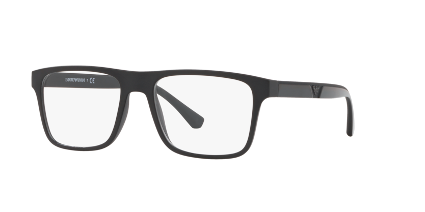 EMPORIO ARMANI PLASTIC SQUARE FULL FRAME