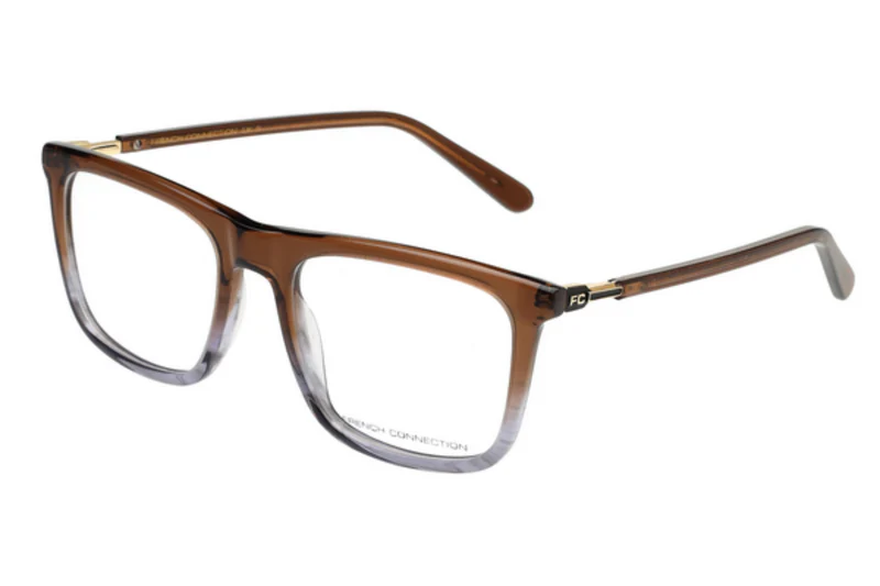 FCUK PLASTIC BROWN SQUARE FULL FRAME