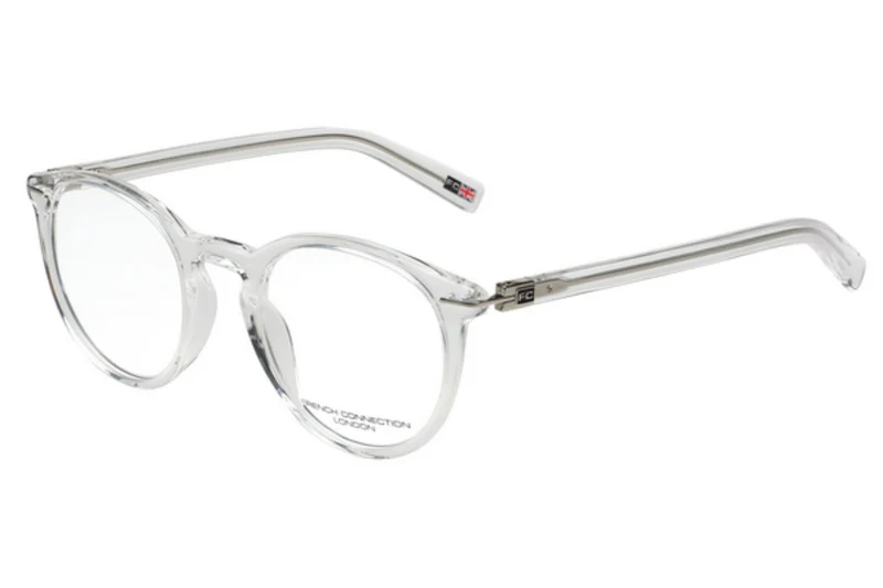 FCUK PLASTIC CRYSTAL ROUND FULL FRAME