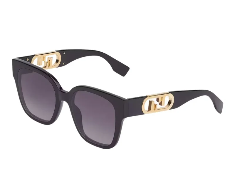 FENDI PLASTIC BLACK BUTTERFLY FULL SUNGLASS