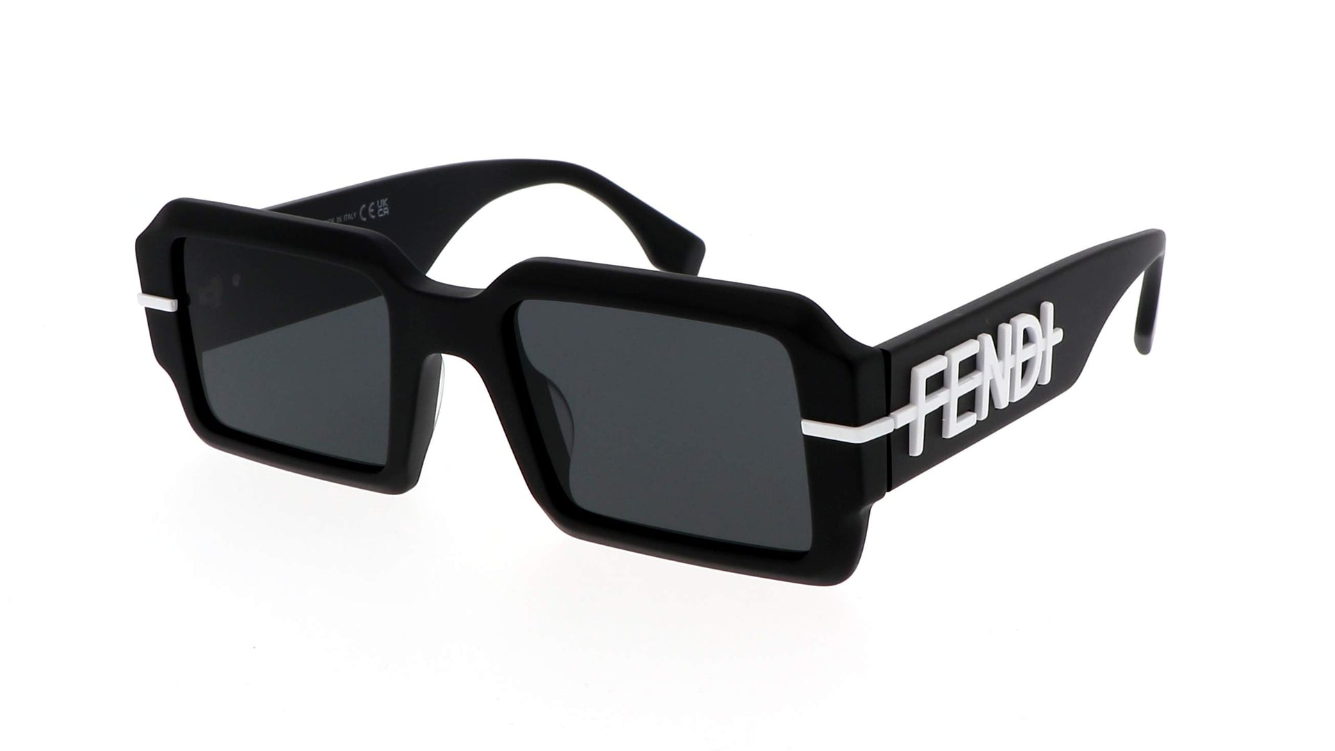 FENDI PLASTIC BLACK SQUARE FULL SUNGLASS