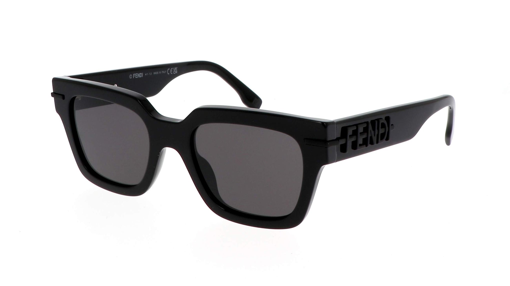 FENDI PLASTIC SQUARE BLACK FULL SUNGLASS