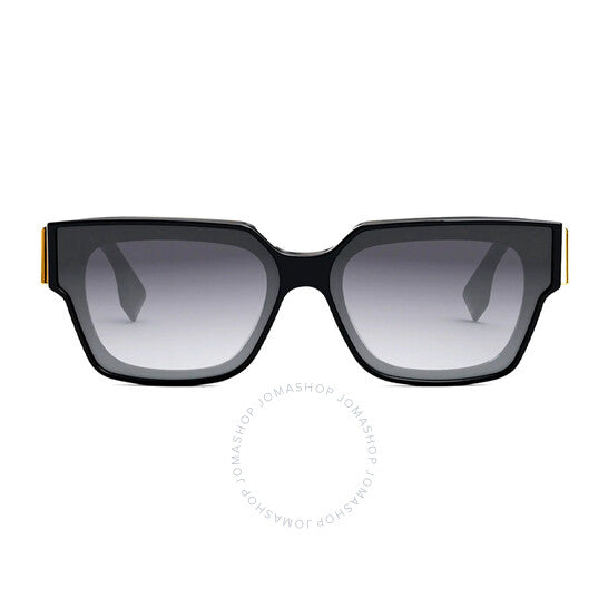 FENDI PLASTIC BLACK SQUARE FULL SUNGLASS