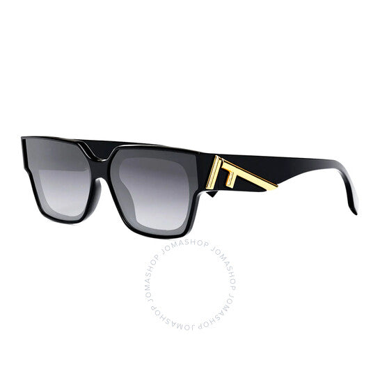 FENDI PLASTIC BLACK SQUARE FULL SUNGLASS