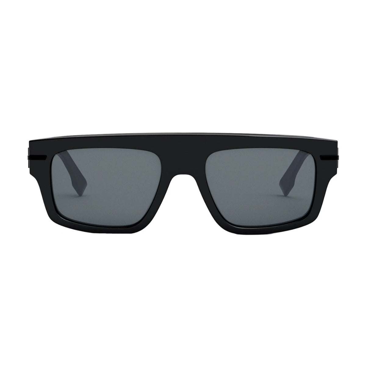 FENDI PLASTIC MATTE BLACK SQUARE FULL SUNGLASS