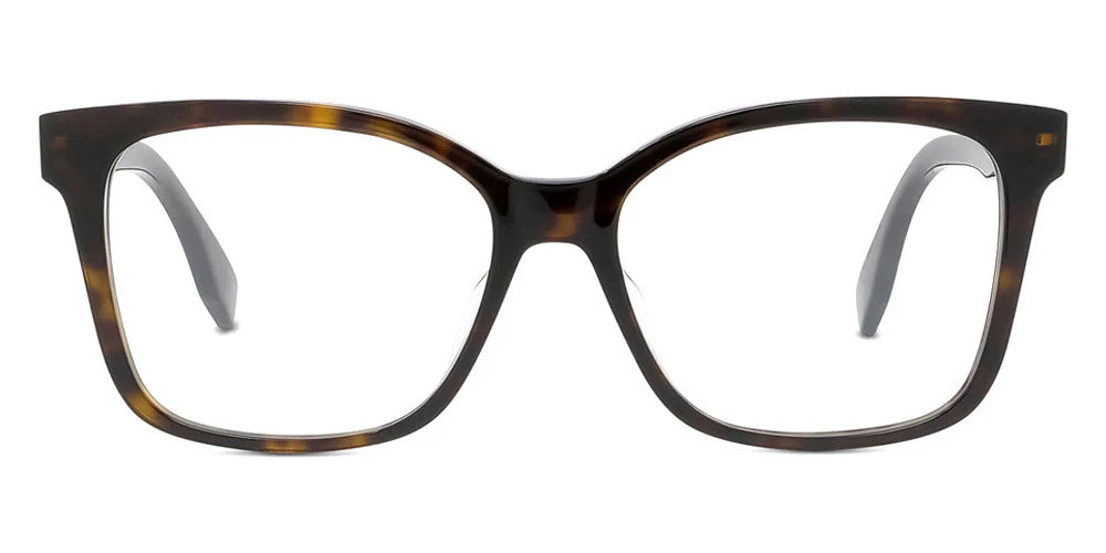 FENDI PLASTIC HAVANA SQUARE FULL FRAME